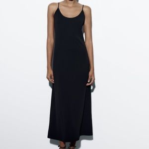 ZARA | Black Maxi Tank Dress